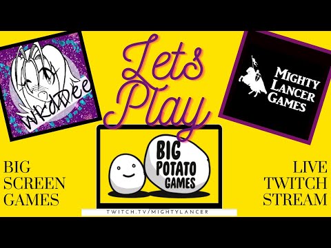 Big Screen Games | Playing Interactive Games Live On Twitch | Herd Mentality Can Of Squirms & Scrawl