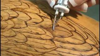 Woodburning on Gourds with Carrie Dearing