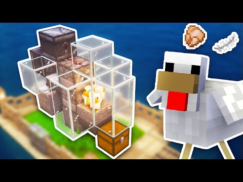 Minecraft Cooked Chicken Farm: Fully Automatic Tutorial 1.16