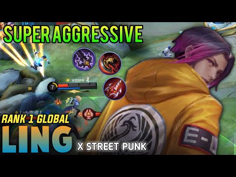 Super Aggressive!! Hyper Carry Ling Unstoppable Gameplay - Top 1 Ling by aq na tank | Mobile Legends