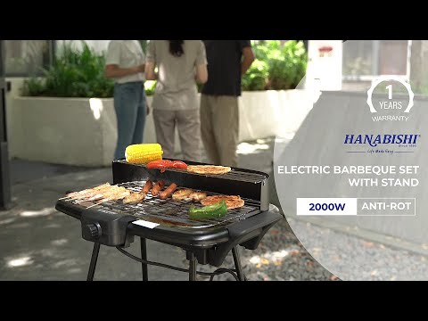 Hanabishi Electric Barbeque Set with Stand HA1399
