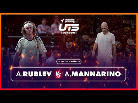 Rublo Andrey Rublev - Manna Adrian Mannarino | Victorian Plumbing UTS London Grand Final