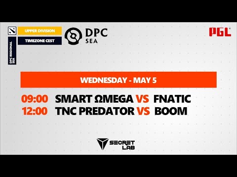 (4K) DPC 2021 SEA - Ωmega vs. Fnatic | TNC vs. BOOM