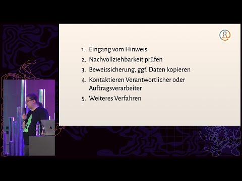 38C3 - Was tun, wenn man ein Datenleck entdeckt hat?