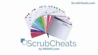 Nursing Cheat Sheets . . . SCRUBCHEATS by NURSING.com (NRSNG) (50 Nursing Reference Sheets)