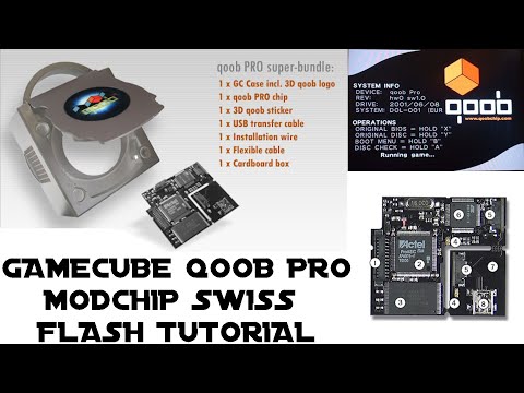 GAMECUBE QOOB PRO SWISS FLASH TUTORIAL FOR USE WITH SD CARD