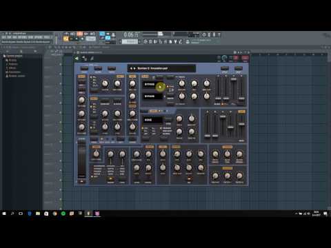 Sunriser VST -  How to make a plucked sound (Filter modulation)