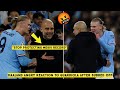 🤬 Haaland Angry Reaction to Pep Guardiola after Subbed Off because He Protect Messi 5 Goals Record