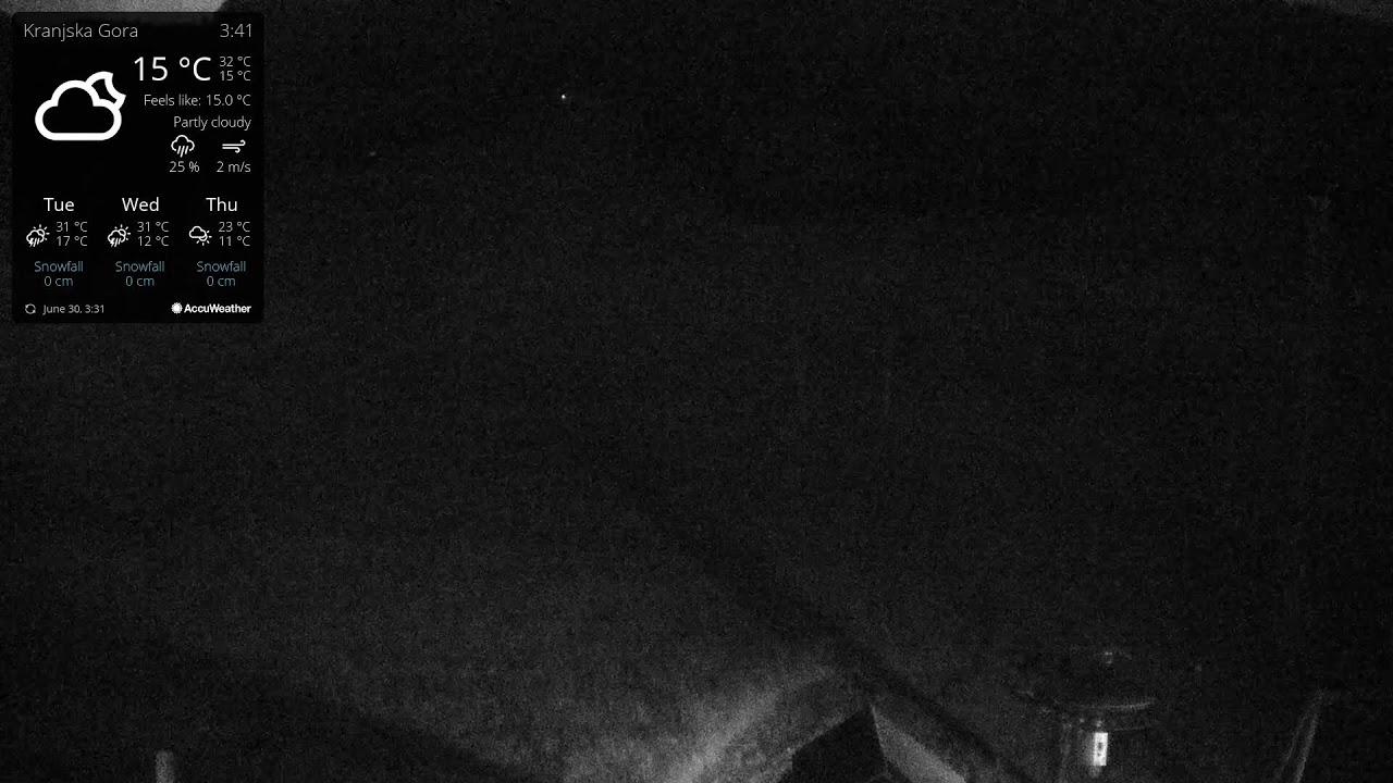 Live webcam view of Alpine Ski Slopes & Chairlifts