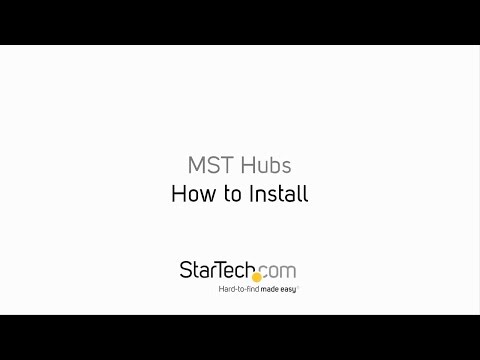 „StarTech DisplayPort“ – „DisplayPort“, 0.2, juodas (MSTD123DP) video