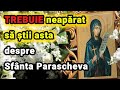 TREBUIE Să Auzi Asta MĂCAR O Dată în Viață SFÂNTA PARASCHEVA 14 Octombrie