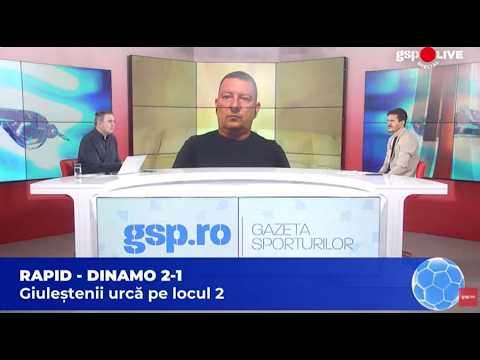 Rapid - Dinamo 2-1 » Giuleștenii îi egalează la puncte pe „câini”