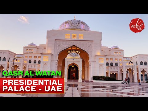Presidential Palace Abu Dhabi UAE | Qasr Al Watan, Abu Dhabi - 4K