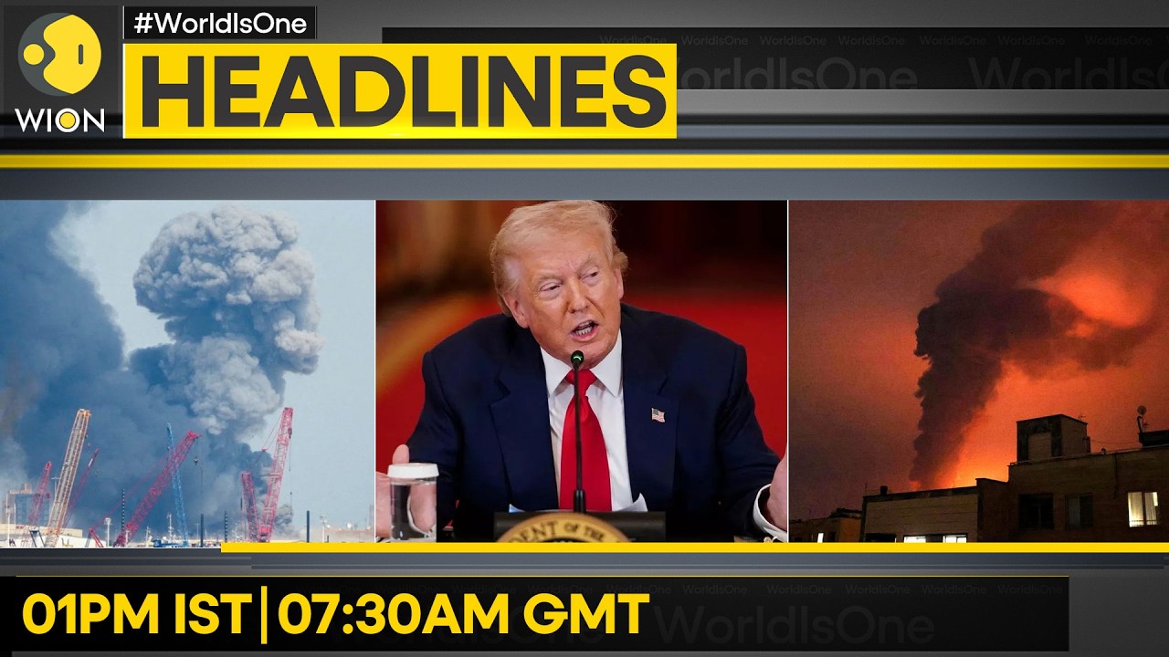 US, Israel Hit Five Oil Sites in Iran | Bahrain: 3 Injured in Iranian Strikes | Headlines