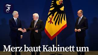 Steinmeier ernennt drei neue CDU-Minister
