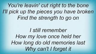 Vince Gill - No Future In The Past Lyrics