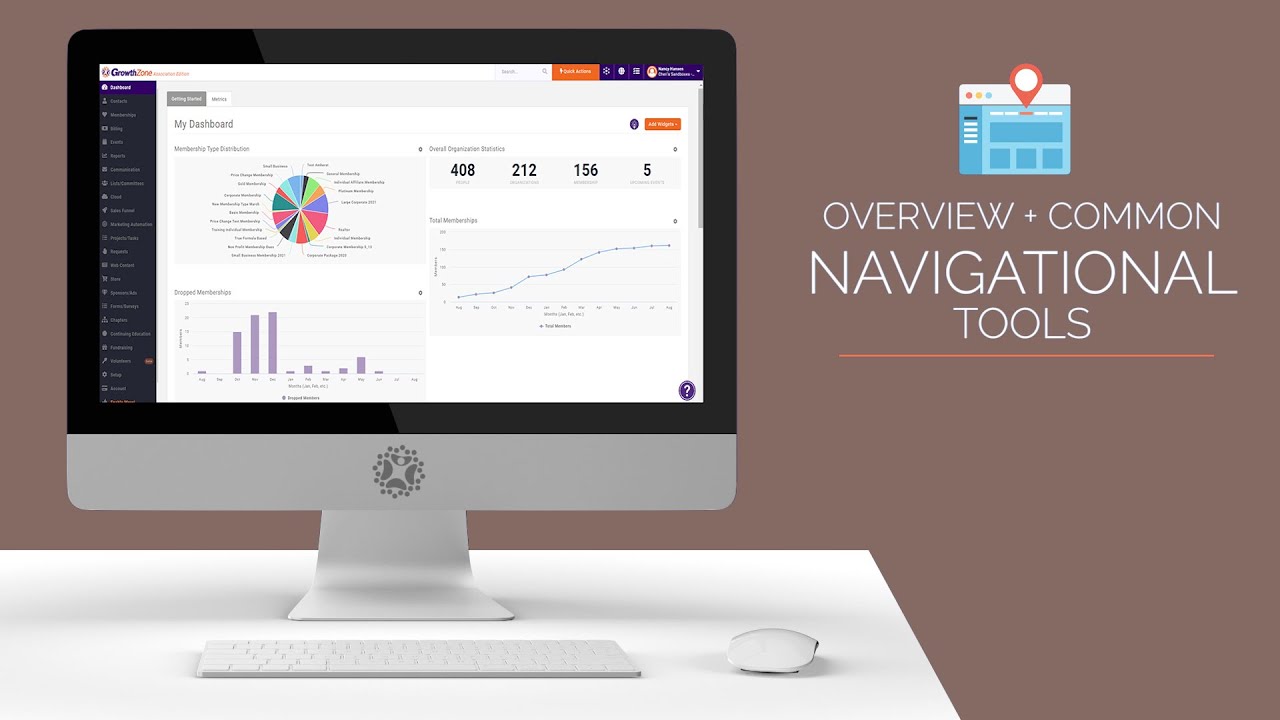 Navigation Overview: GrowthZone Software