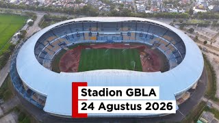 Download lagu Latest Update on Bandung's GBLA Stadium, the Grass Is Starting to Look Green and Neat mp3