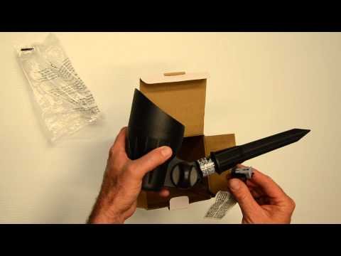 Outdoor LED Malibu 8401-2650-01 50 watt flood light unboxing