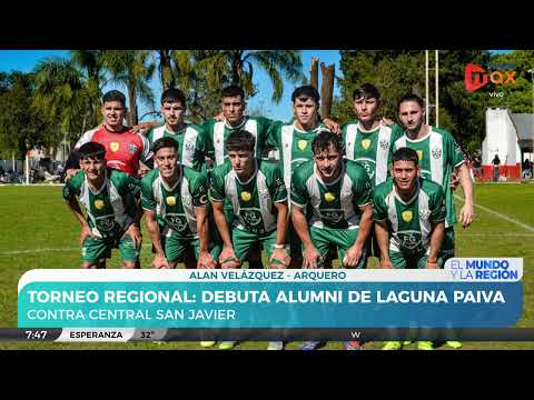 Torneo Regional: Alumni de Laguna Paiva debuta con Central San Javier | Alan Velázquez - Arquero
