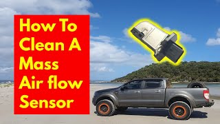 How to clean a MAF sensor on a Ford Ranger, Mazda BT 50, Raptor, Wildtrak, Everest DIY