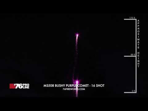 MS508 16s Bushy Purple Comet (27sec)