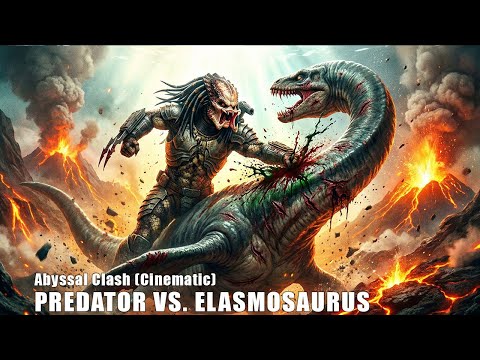 PREDATOR vs. ELASMOSAURUS: Abyssal Clash (Cinematic 4K)