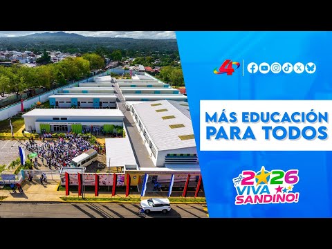 Inauguración en Masaya: nueva Escuela de Educación Especial “Melania Lacayo” 🏫