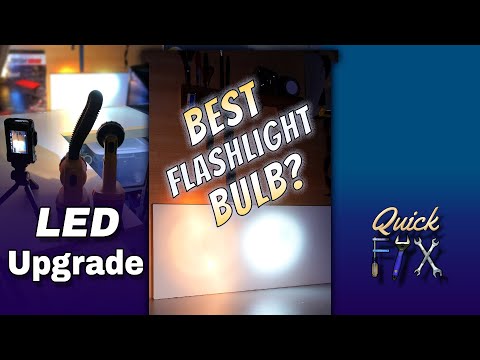 LED Flashlight/Torch Replacement Bulb | Whiter & Brighter?