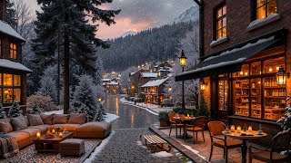 Download lagu Winter Coffee Shop Ambience with Warm Jazz Music for Relaxing, Work ⛄ Smooth Jazz Instrumental Music mp3