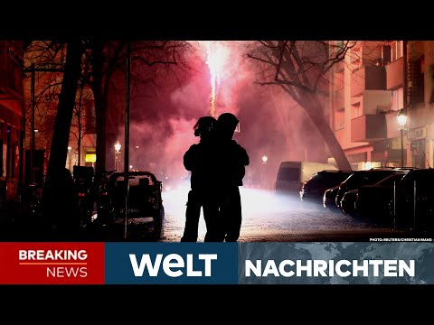 BERLIN: Silvester-Ausschreitungen! Böller und Raketen auf Polizei! Über 300 Festnahmen | WELT LIVE