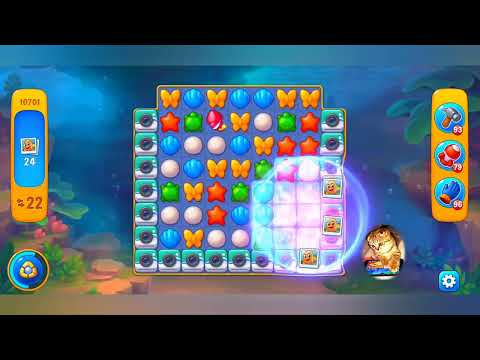 фишдом 2022  #  10701 уровень - прохождение без бустеров # Fishdom,   10701  level - no Boosters.