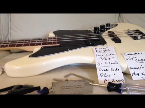 Fender Bass Setup Specs