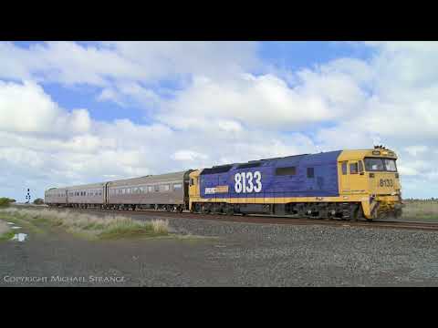 MK82: 8133 & The ARTC AK Track Test Cars At Gheringhap - PoathTV Australian Trains