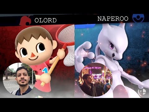 Super Smash Bros Ultimate - OLORD (VILLAGER) Vs NAPEROO (MEWTWO) [Super Smash Arab Bros]
