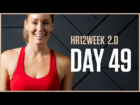 Tabata Cardio & Abs: No Equipment // Day 49 HR12WEEK 2.0