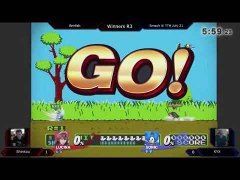 Smash @ TTH - Shinkou (Luncina) Vs. KYX (Sonic) (Winners R3) - Sm4sh