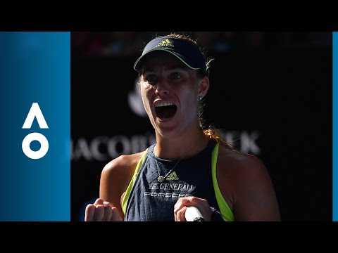 Incredible rally between Kerber and Halep (SF) | Australian Open 2018