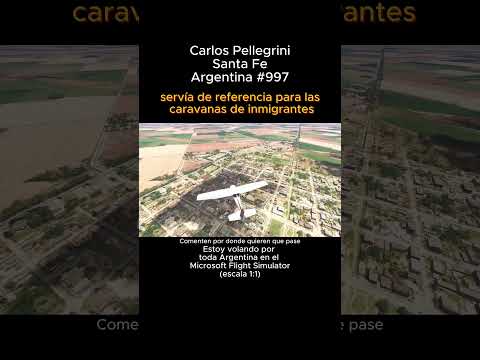Carlos Pellegrini, Santa Fe desde el Microsoft Flight Simulator #carlospellegrini #santafe #msfs