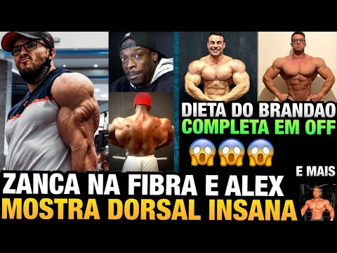 ZANCA FIBRADO E ALEX COM DORSAL INSANA - BRANDÃO REVELA DIETA DO ATUAL OFF - DIOGO INCRIVEL E MAIS