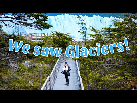 巴塔哥尼亞的PERITO MORENO冰川 + 徒步LOS GLACIARES國家公園（El Calafate, 阿根廷）。 (Patagonia's PERITO MORENO Glacier + Hiking LOS GLACIARES National Park (El Calafate, Argentina))