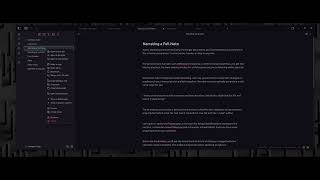 Obsidian Narrator Full Demo