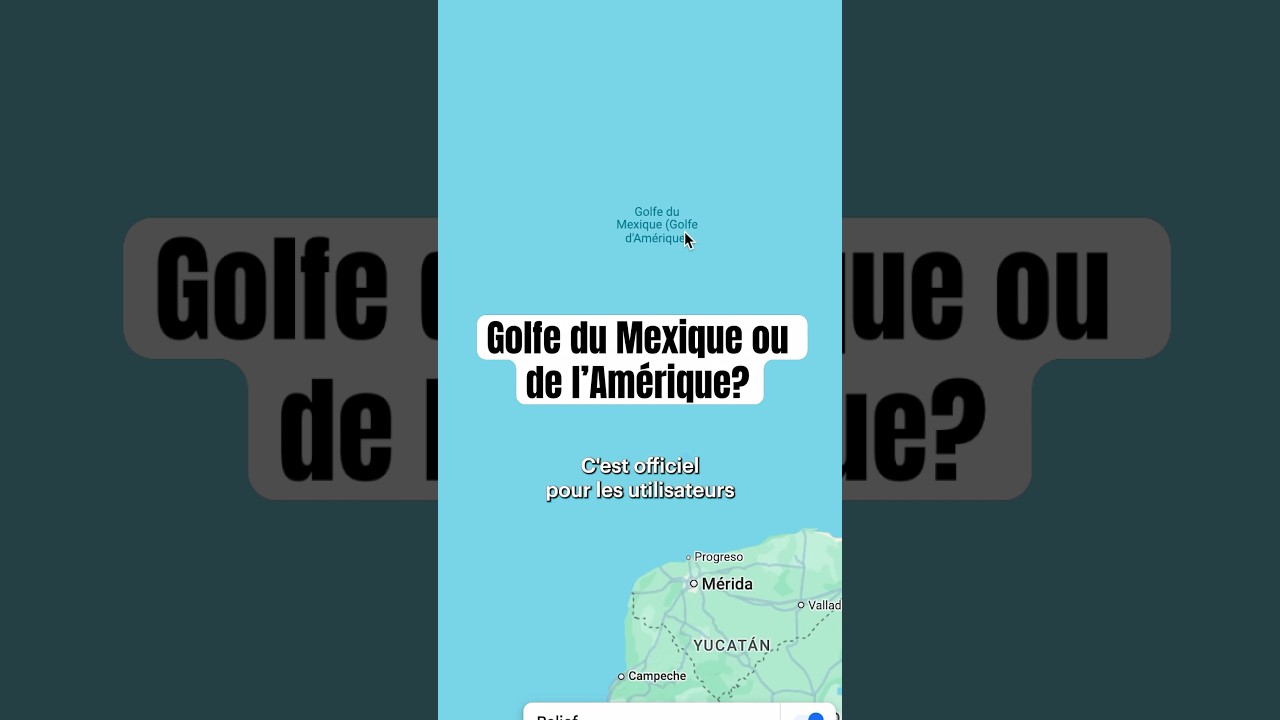 Golfe du Mexique ou de l’Amérique? #actualités