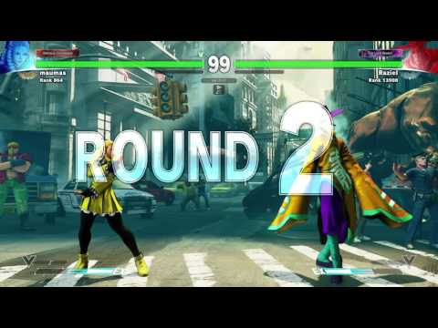 STREET FIGHTER V - maumas (Karin) VS Raziel (FANG)