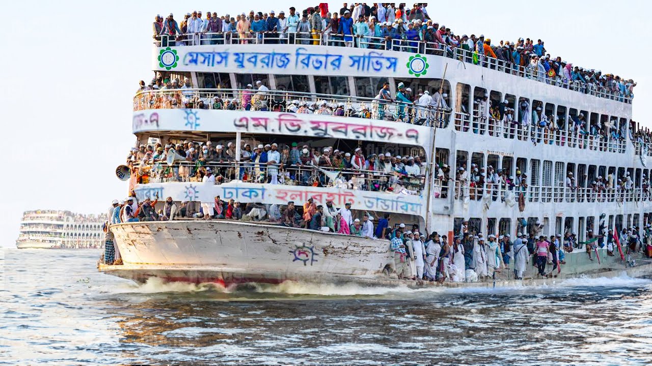 A Day in Life of Captain Piloting Overcrowded Ferry Boat