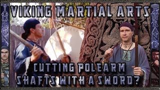 Viking Martial Art lesson 3 Cutting spear or polearm shafts with a sword? Reply to Skallagrim
