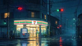 90's Neon Rain Street ✨ Chill Music Lofi Rain Hip Hop Beats for Deep Focus