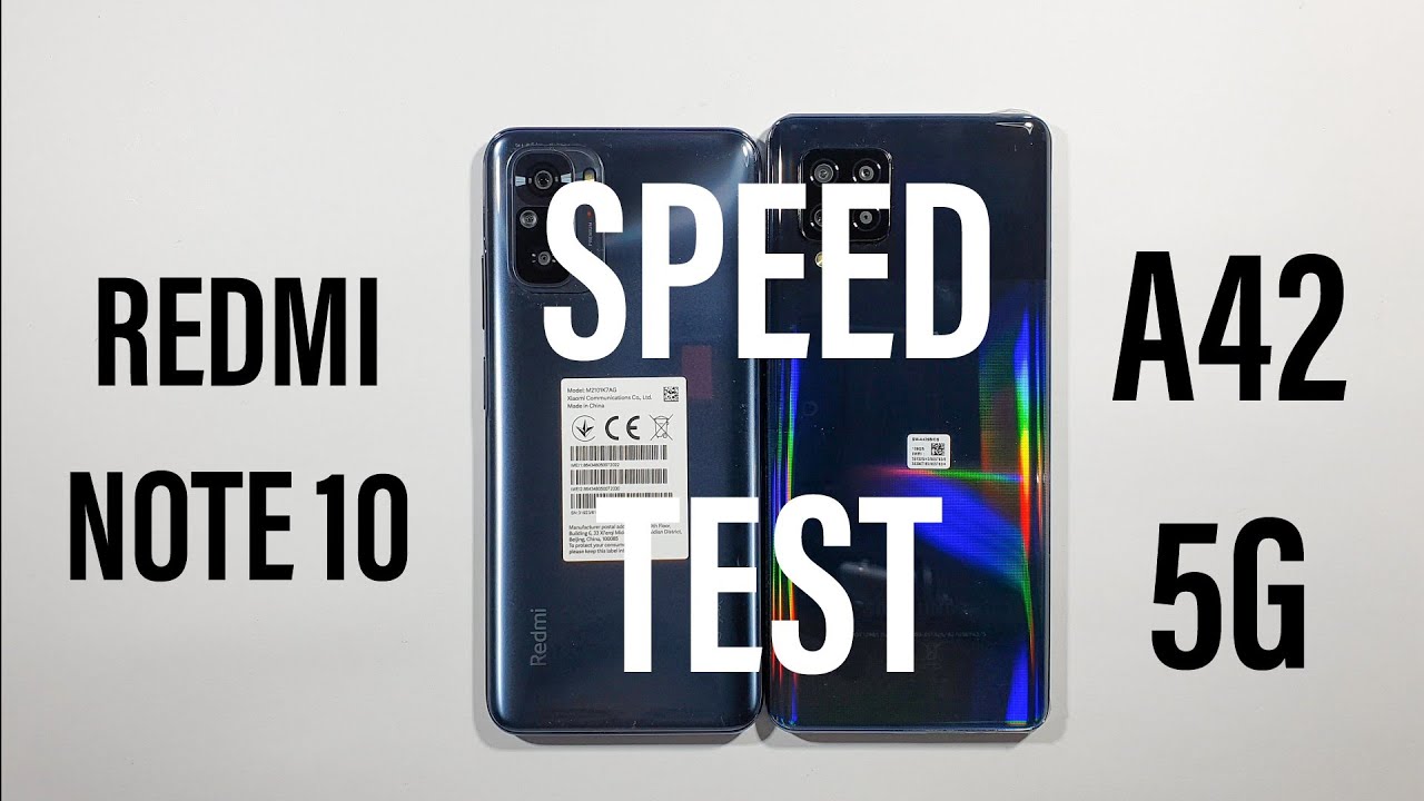 Xiaomi Redmi Note 10 vs Samsung Galaxy A42 5G Speed Test