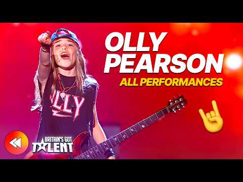 ALL Performances From The ULTIMATE Rock N' Roll Kid - Olly Pearson! 🎸 | BGT 2025