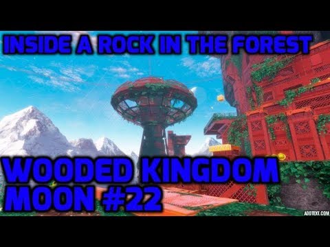 Super Mario Odyssey - Wooded Kingdom Moon #22 - Inside a Rock in the Forest